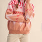 &Merci - Geometric Knit Half Zip Pullover