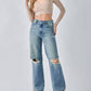 Hidden - Logan High Rise Dad Jean