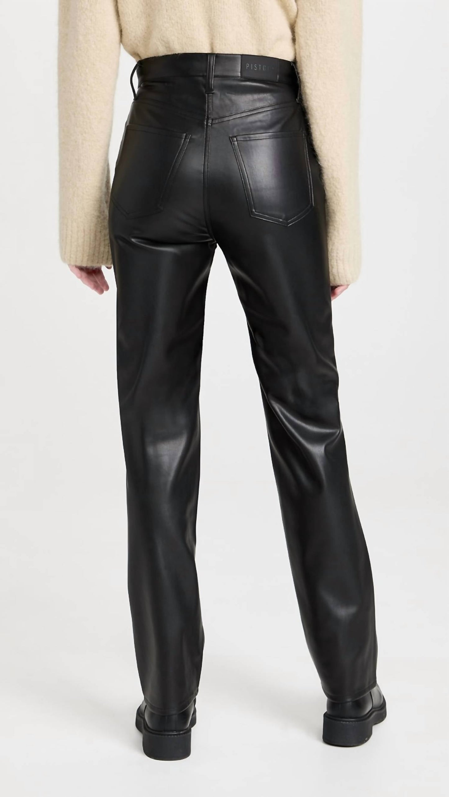 Pistola - Cassie Straight Leg Vegan Leather Pants