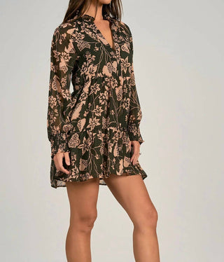 Elan - Vestido Estampado Napa