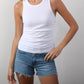 Bobi - Shirred Crewneck Tank