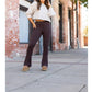 Julia Rose - Brandy Flare Leggings With Pockets