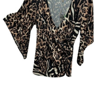 Annalee + Hope - Women's Leopard Wrap Top