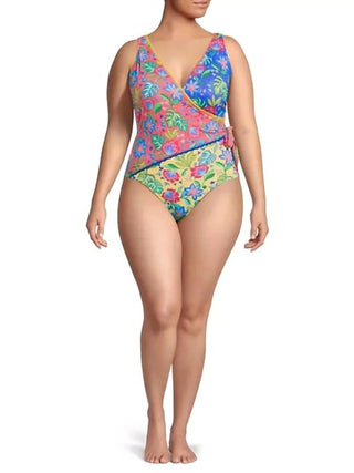 Johnny Was - Macacão Curto Feminino Plus Size