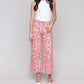 Charlie B - Printed Cotton Flare Pants