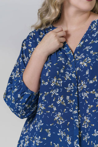 Nydj - Blusa Pintuck - Plus