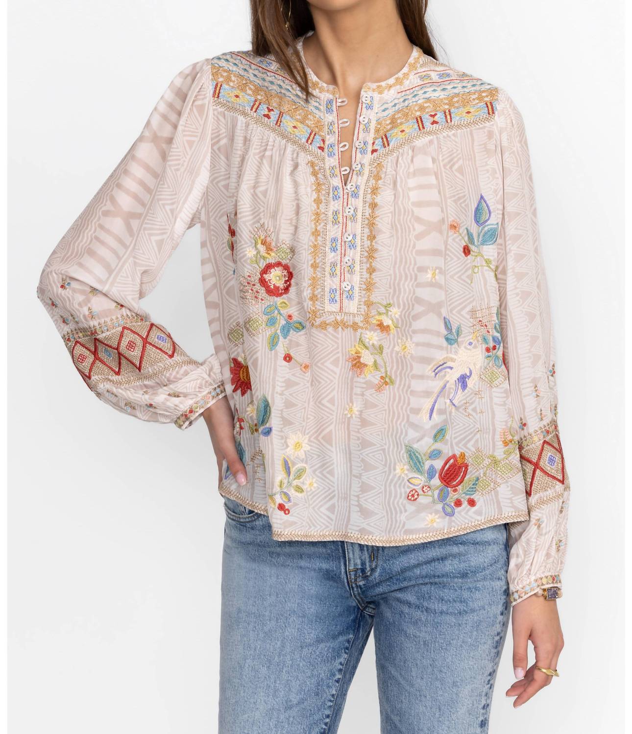 Johnny Was - Forest Fern Blouse