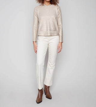 Charlie B - Plush Knit Hoodie Sweater