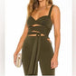 Michael Costello - Levi Crop Wrap Top