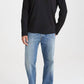 Atm - Classic Jersey Long Sleeve Henley Top