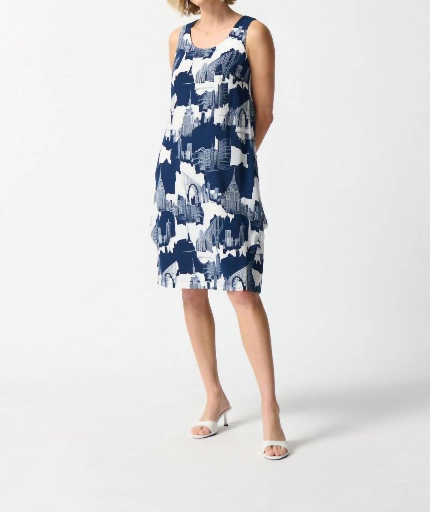 Joseph Ribkoff - Cityscape Sleeveless Shift Dress