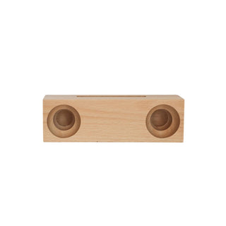 Creative Gifts International - Suporte para amplificador/telefone em madeira de faia