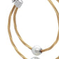 Alor - Dual Pearl Hoop Earring