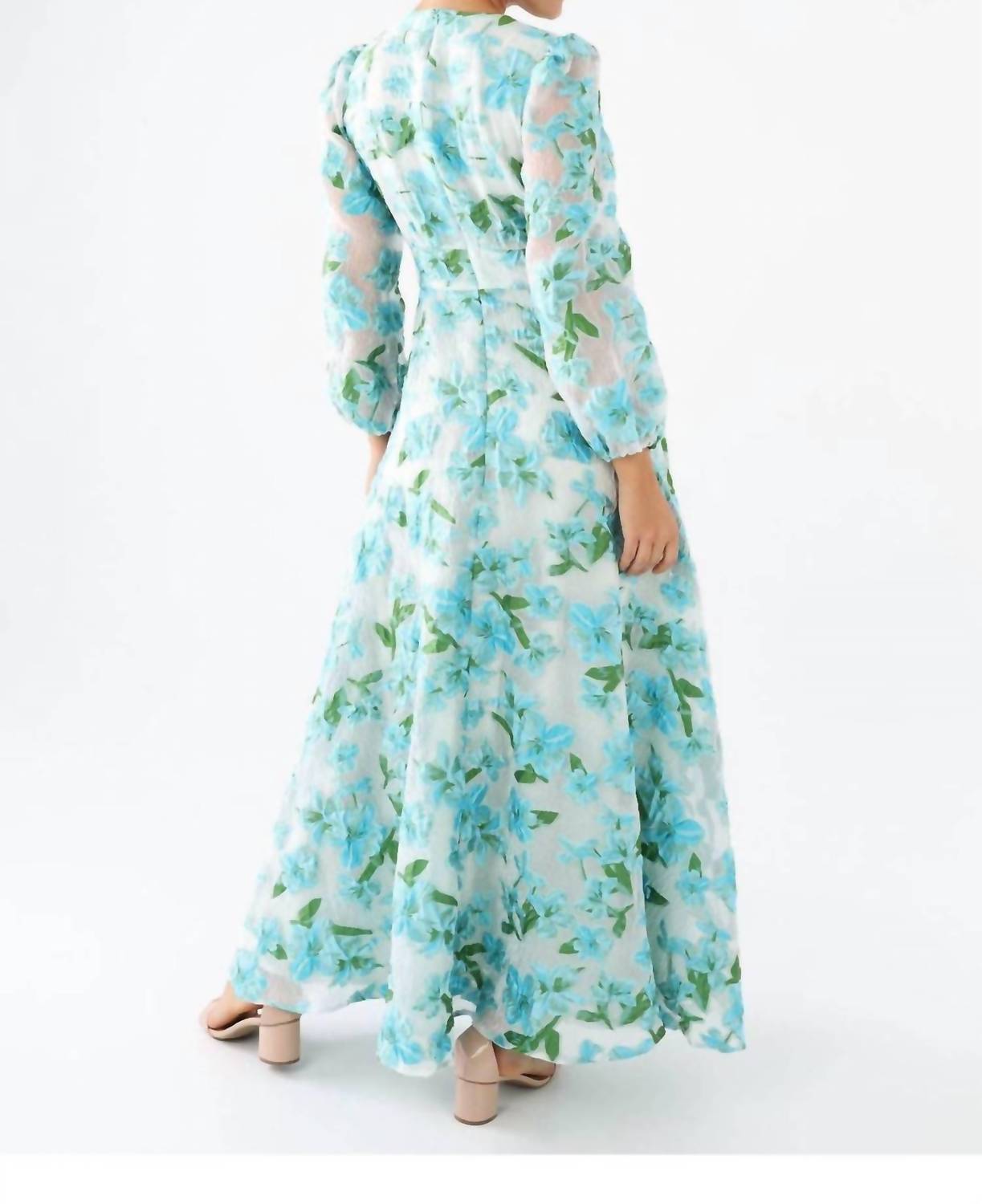 Abbey Glass - Brooke Sheer Sleeves Gown
