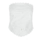 Bernadette - Bustier Petit Beurre Embroidered Cotton Top