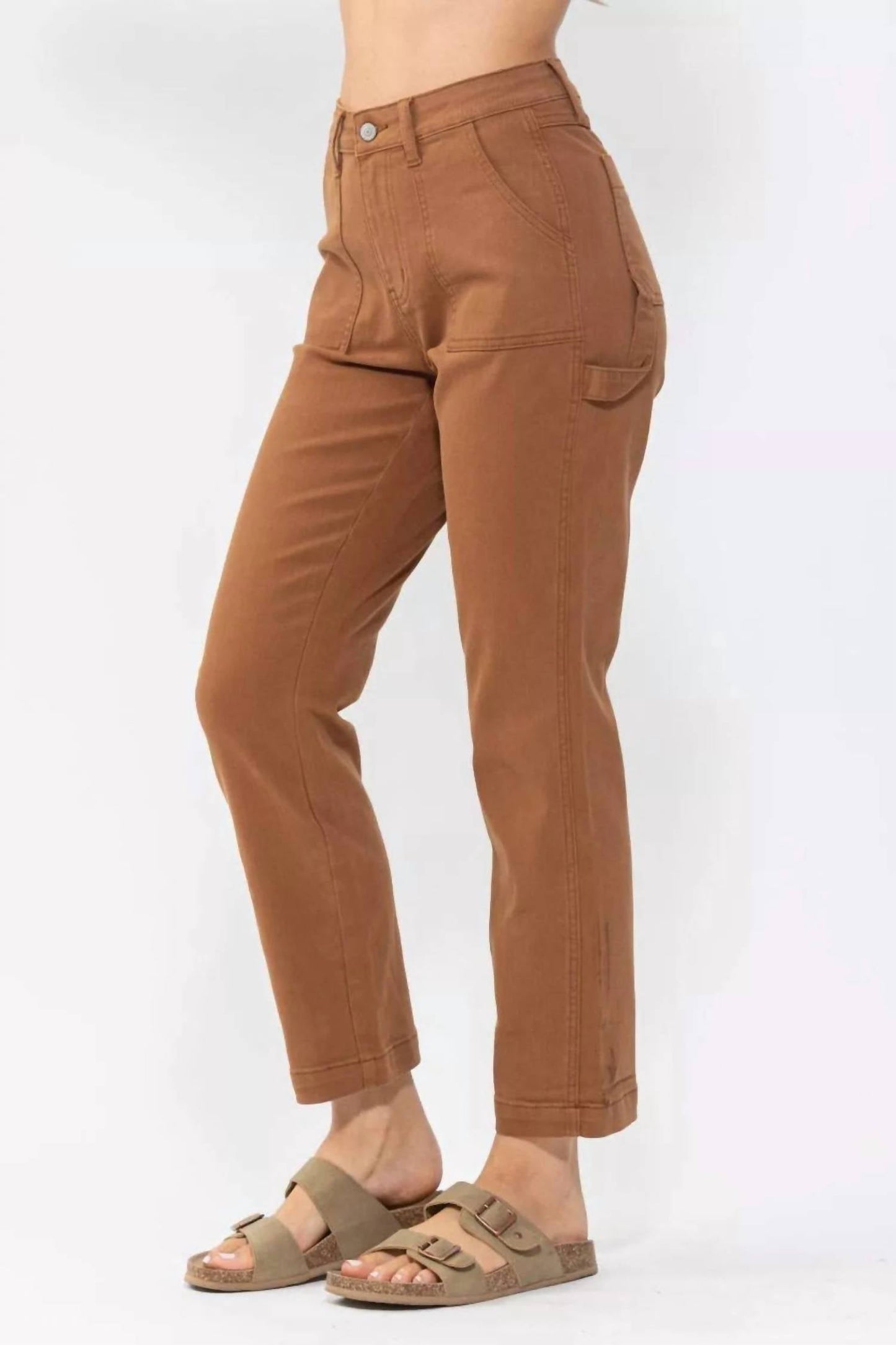 Judy Blue - High Waist Carpenter Utility Slim Fit Jeans