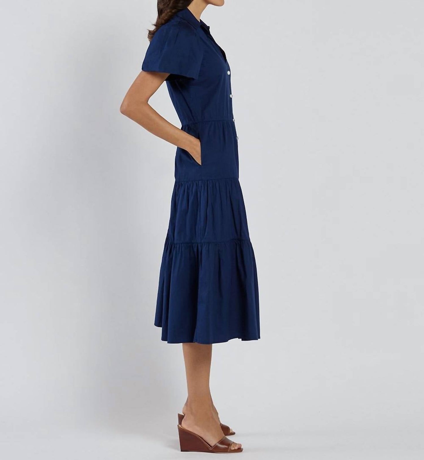 Jude Connally - Betsy Button-down Midi Dress