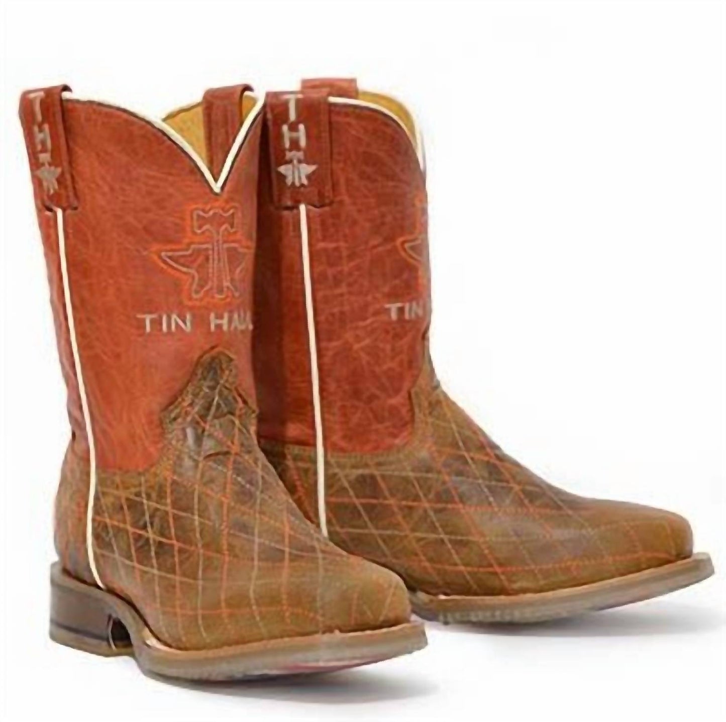 Tin Haul - Little Kids Crossed Boots With Bald Eagle Sole