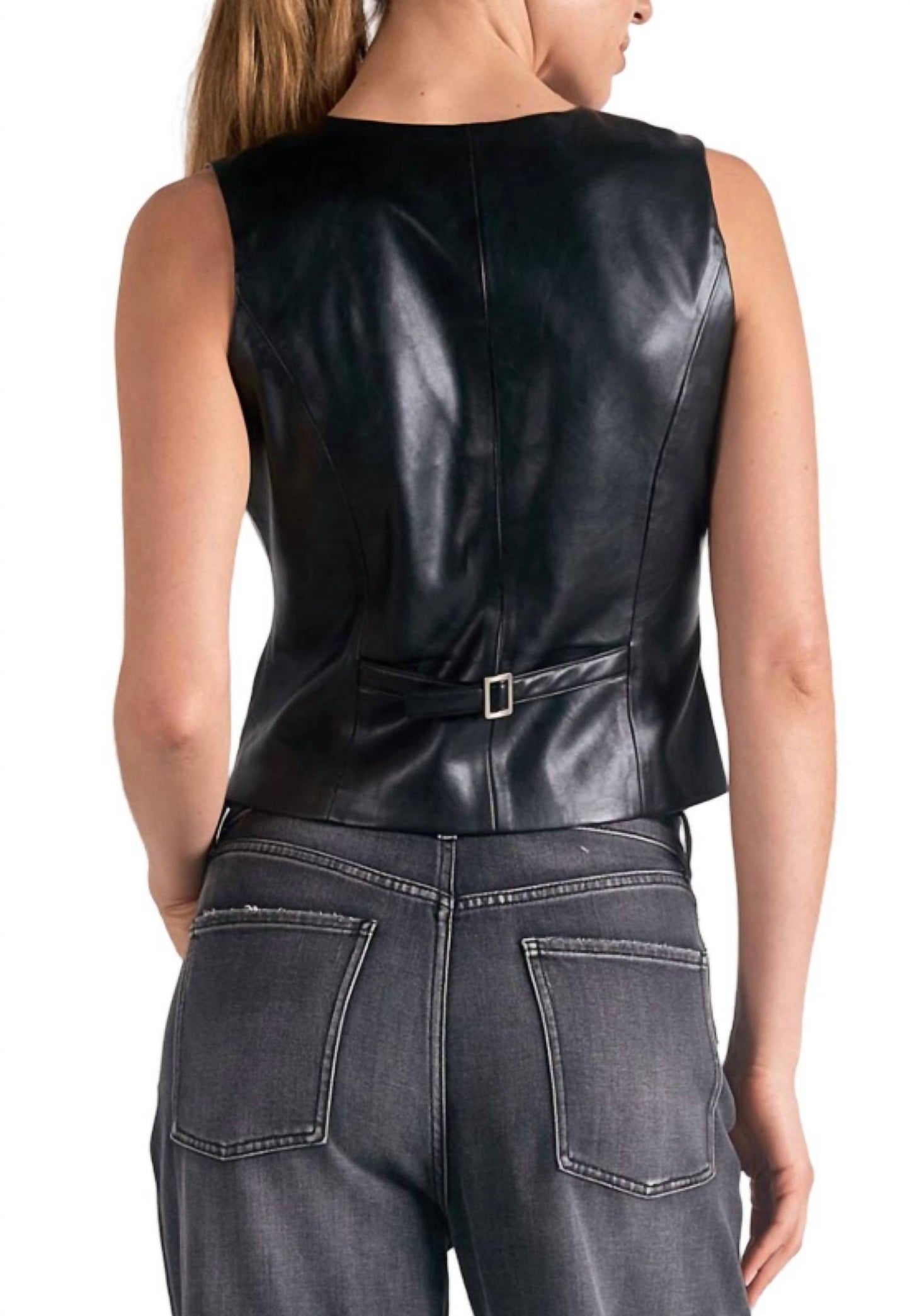 Elan - Colete com botões frontais