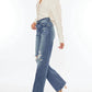 Kancan - Ultra High Rise Distressed 90s Wide Leg Jeans