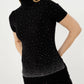 Frank Lyman - Fitted Polka Dot Knit Top