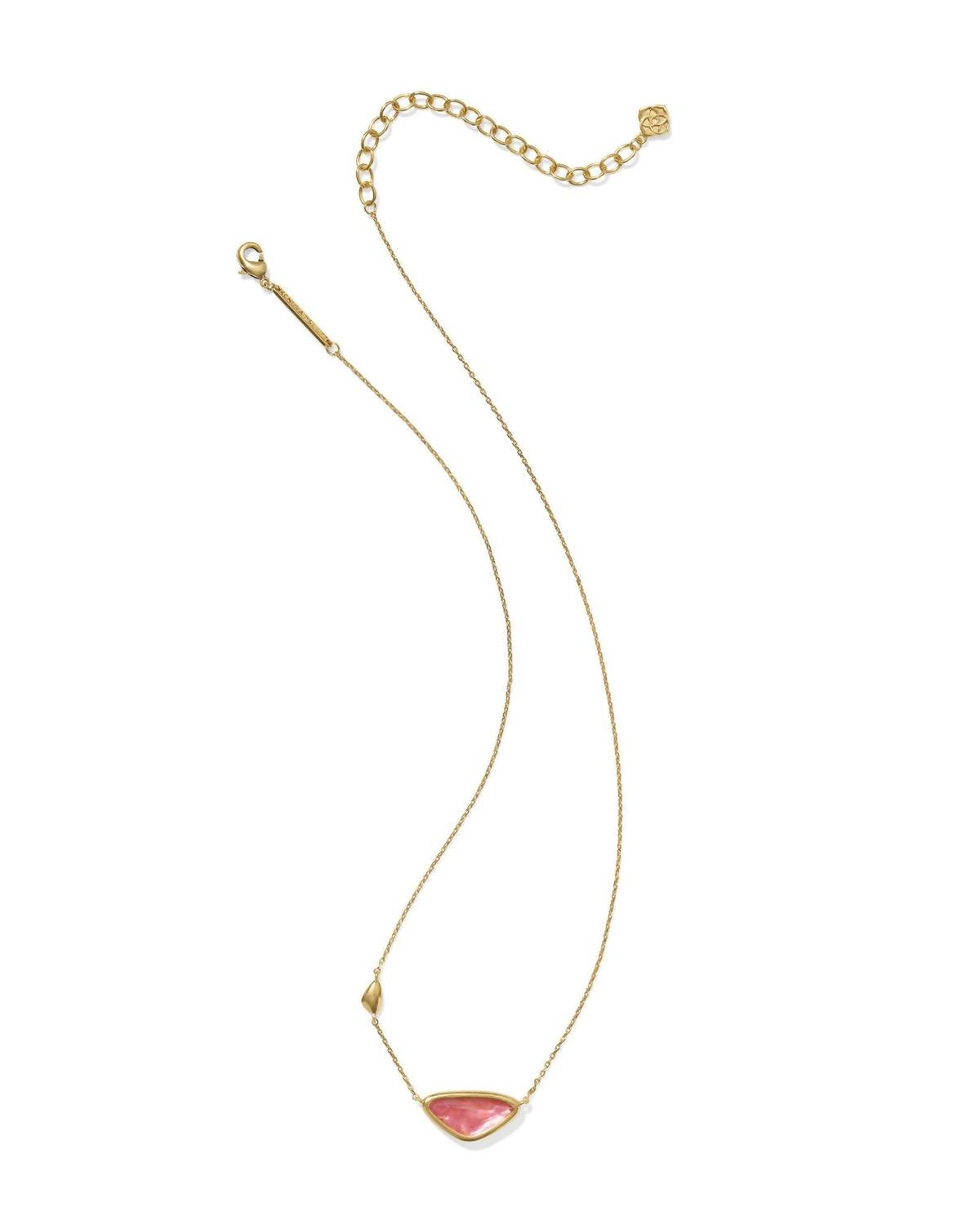 Kendra Scott - Women's Margot Vintage Gold Short Pendant Necklace