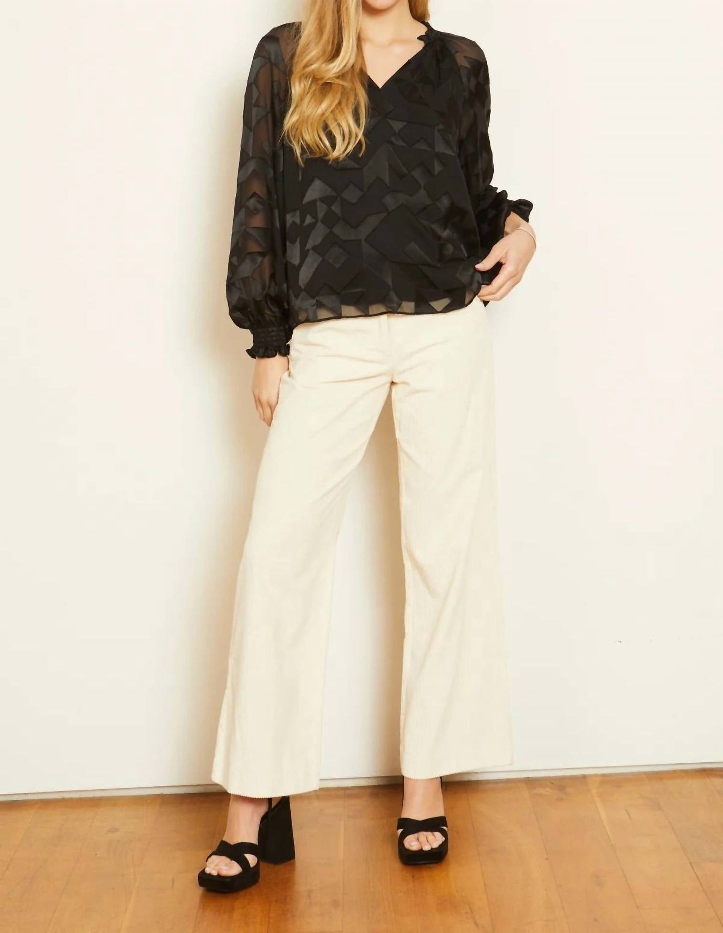 Caballero - Miki Top Burnout Blouse