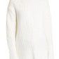 Vince Turtleneck Wool Blend Tunic Sweater in Cream, Size X-Large