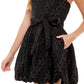 Tcec - Floral Bubble Hem Mini Dress