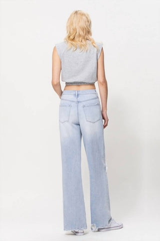 Vervet By Flying Monkey - Calça Jeans Solta Desgastada Vintage dos Anos 90