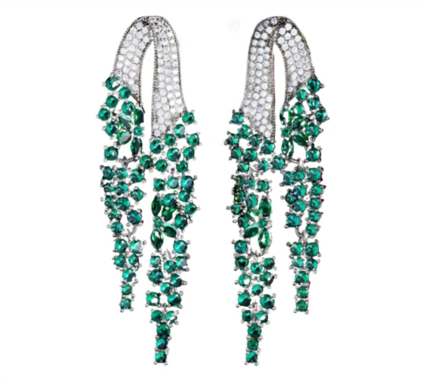 Accessory Concierge - Women's Cascading Flower Drop Earrings