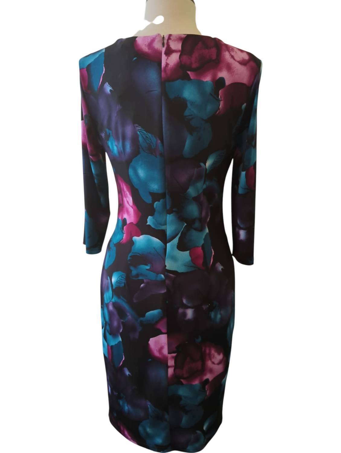 Joseph Ribkoff - Floral Keyhole Neck Dress