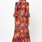 Oliphant - High Neck Bell Maxi Dress