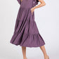 Mittoshop - Faded Tiered Midi Dress