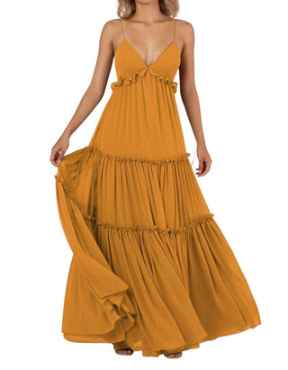 Sorella Vita - Sleeveless Boho-Inspired Bridesmaid Dress with Strappy Back
