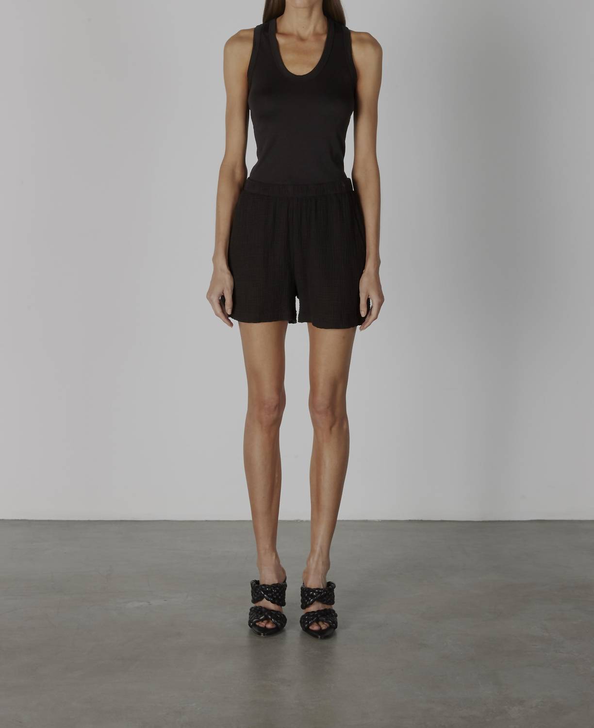 Enza Costa - SUPIMA COTTON BOLD U RACER TANK