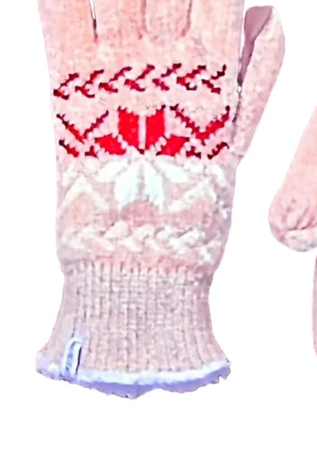 Isotoner - Women's Chenille Snowflake Gloves