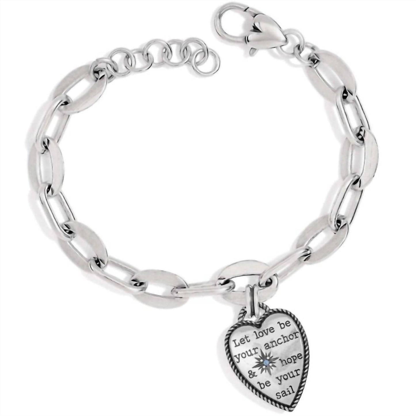 Brighton - Women's Anchor And Soul Link Bracelet