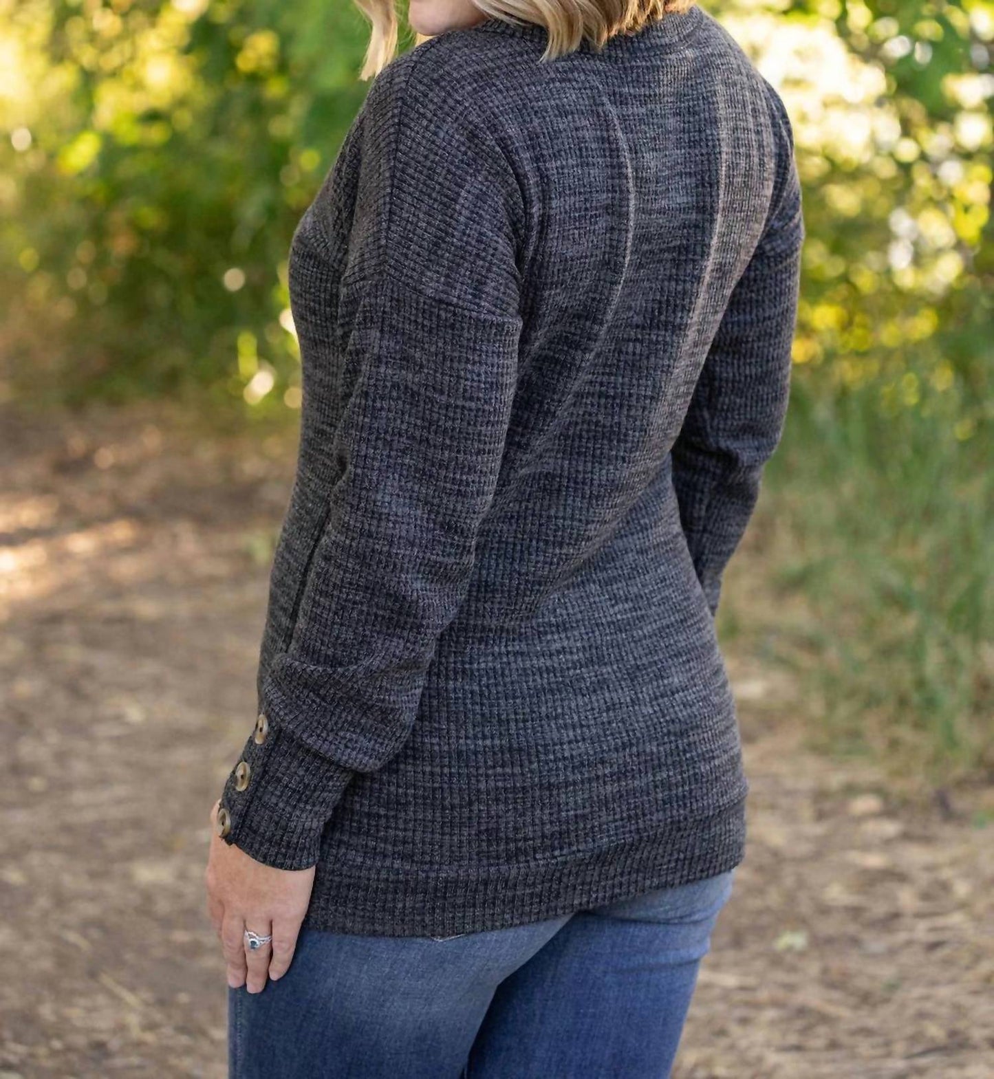 Michelle Mae - Brittney Button Sweater