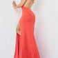 Jovani - Long One Shoulder Fitted Prom Dress
