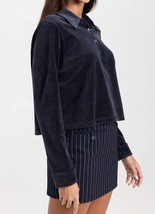 Theory - Cropped Polo Shirt