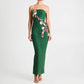 Helsi - Silvia Strapless Beaded Floral Gown