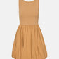 Steve Madden - Palermo Mixed Media Bubble Hem Sleeveless Dress