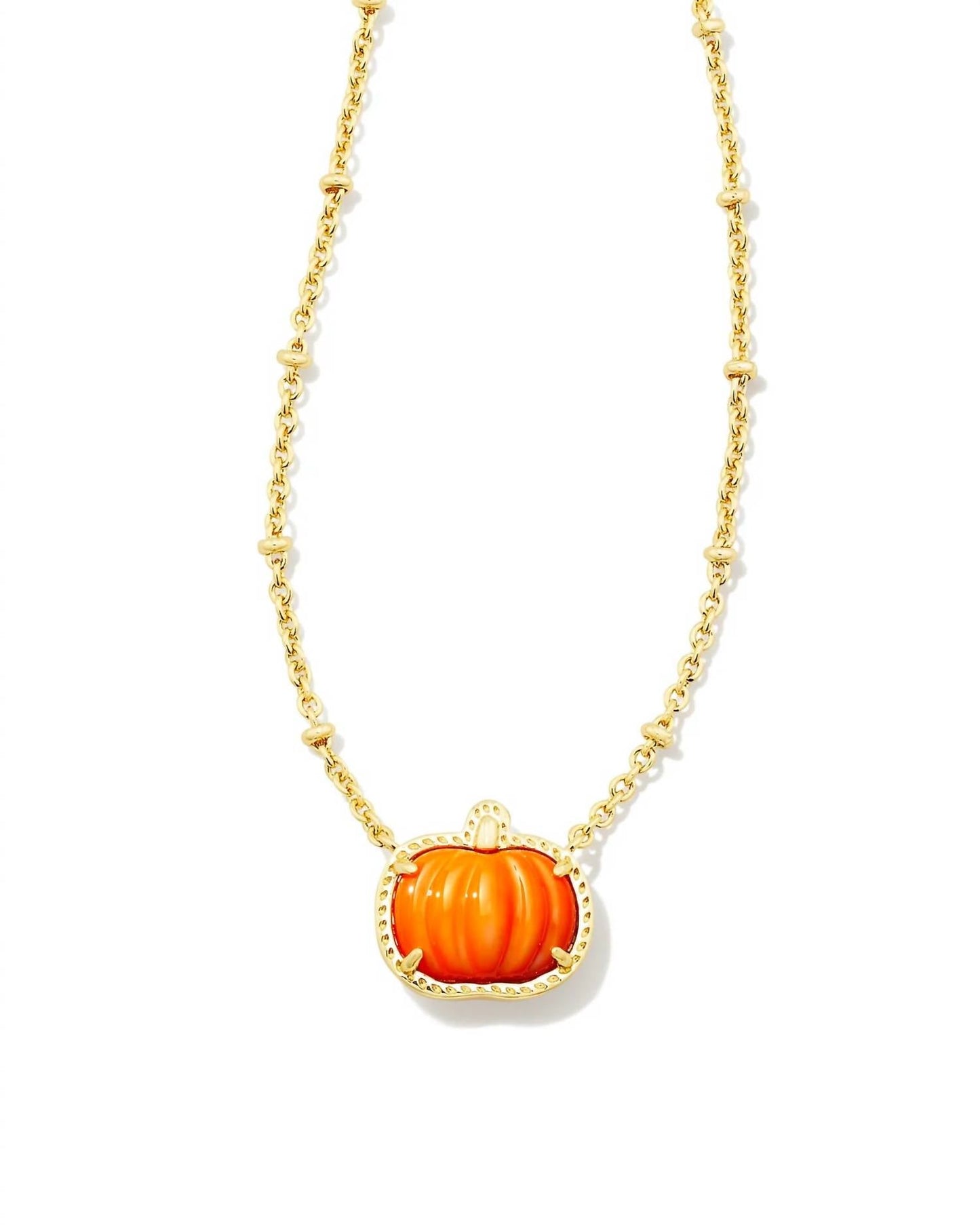 Kendra Scott - Women's Pumpkin Short Pendant Necklace
