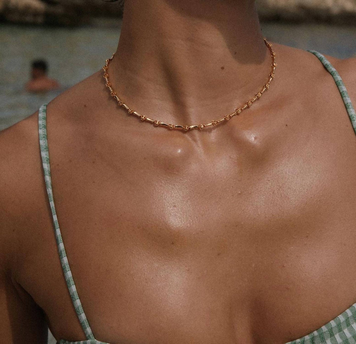 Luv Aj - Women's Coquille Tennis Necklace