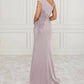 Christina Wu - Illusion Neckline Evening Gown
