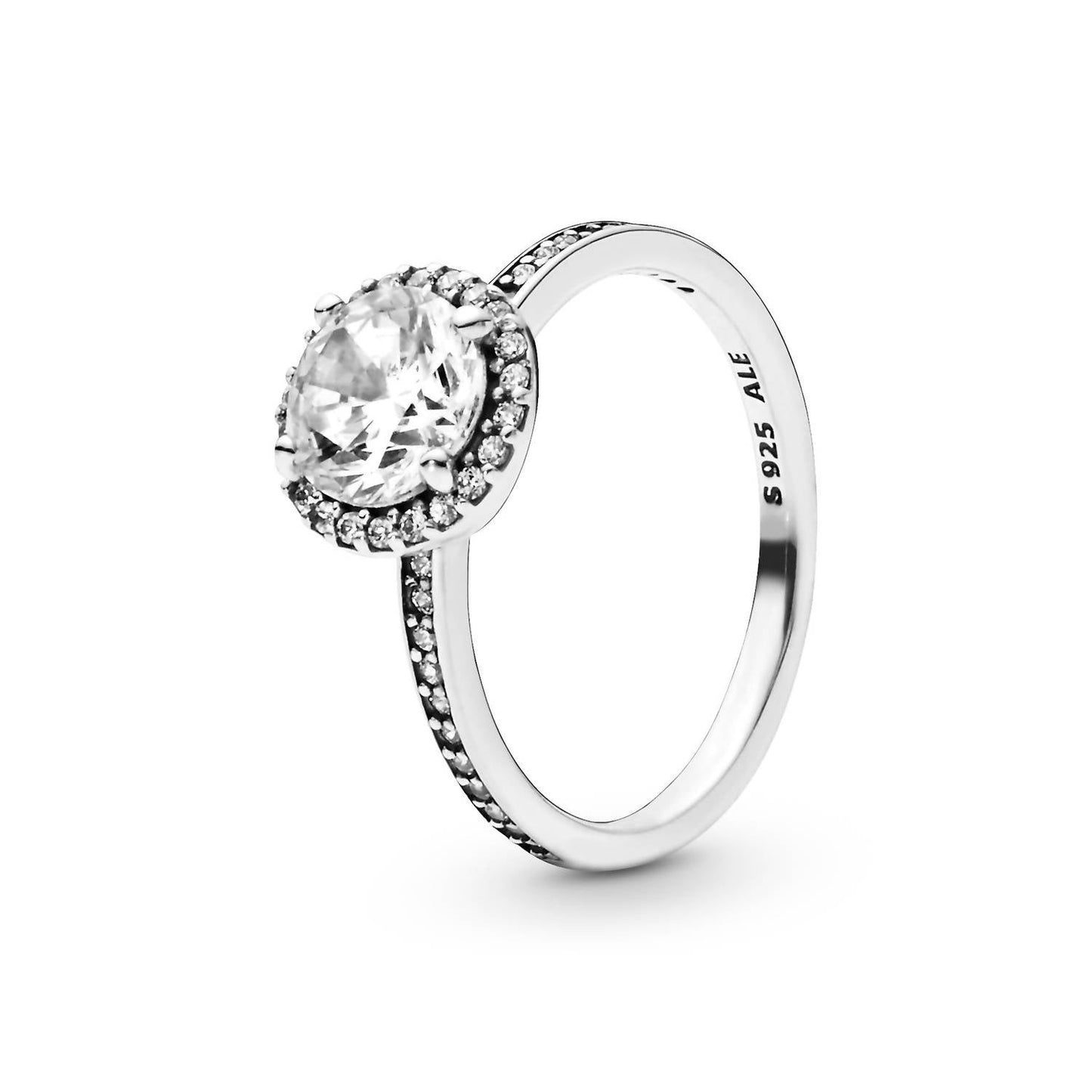 Pandora - Women's Round Sparkle Halo Ring