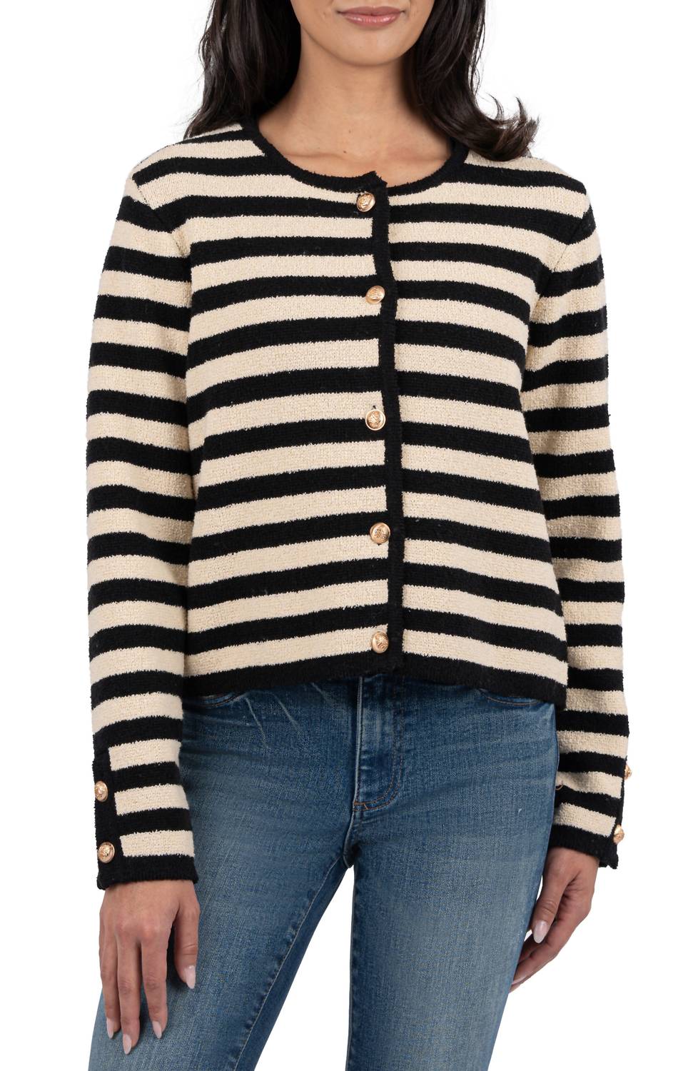 Kut From The Kloth - Cynia Stripe Cardigan
