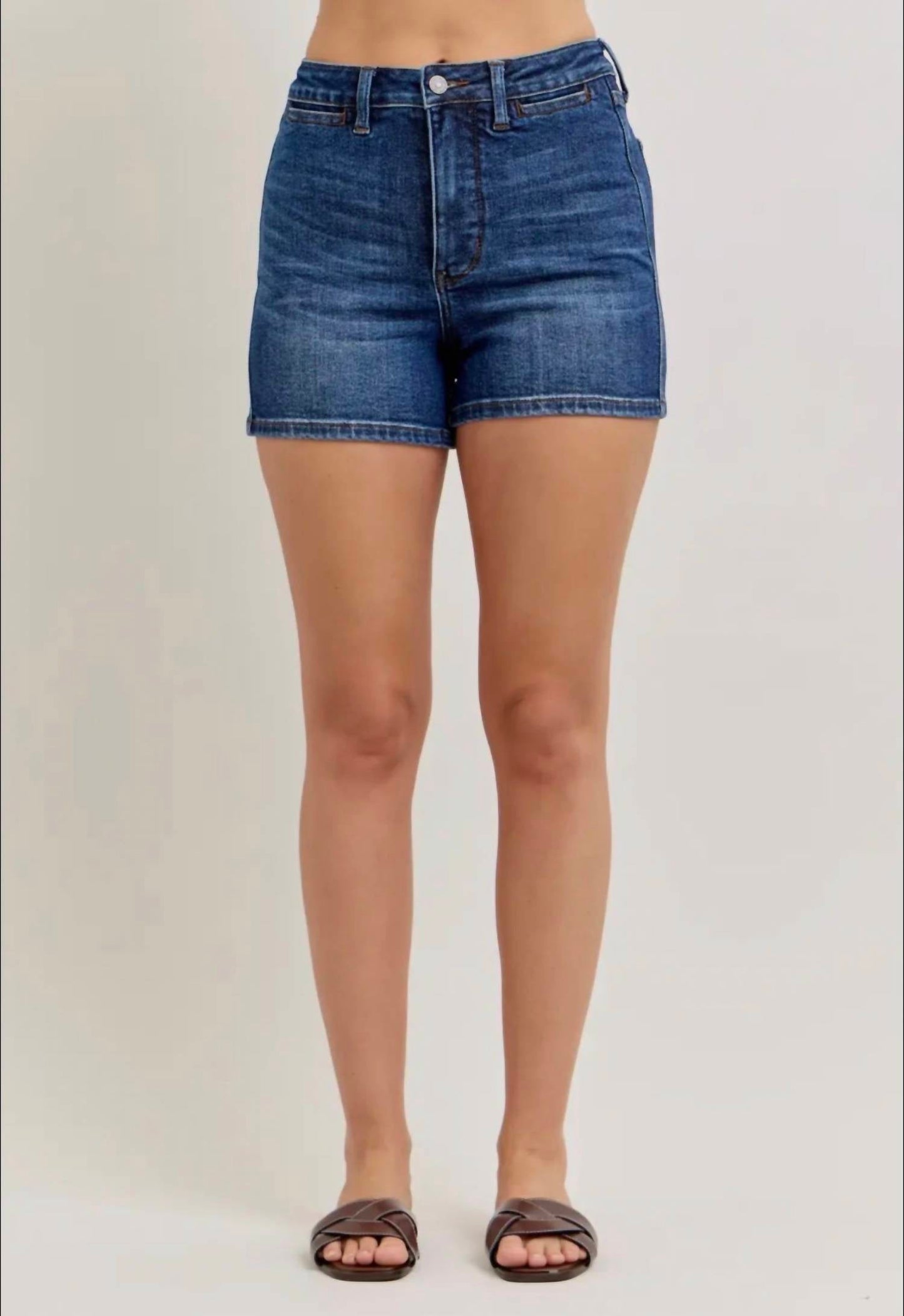 Judy Blue - High Waist T.C. Slim shorts