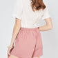 Entro - Floral Embroidered Shorts